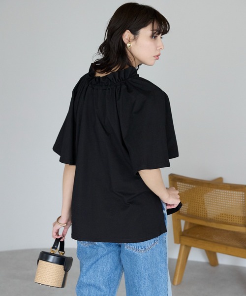 ブラウス シャツ 「 ZOZOTOWN限定 」drawstring ribbon shirt/ドロストリボンブラウス レディース ブラウス シャツ 「 ZOZOTOWN限定 」drawstring ribbon shirt
