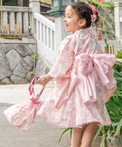 ハンドメイド オーダー リボン レッスンバッグ 巾着 panpantutu（パンパンチュチュ） レッスンバッグ リボン巾着バッグ