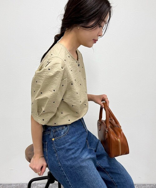 fredy emue ブラウス シャツ 「WEB限定カラーあり」コットン