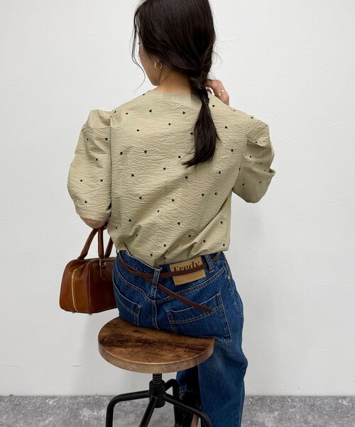 fredy emue ブラウス シャツ 「WEB限定カラーあり」コットン