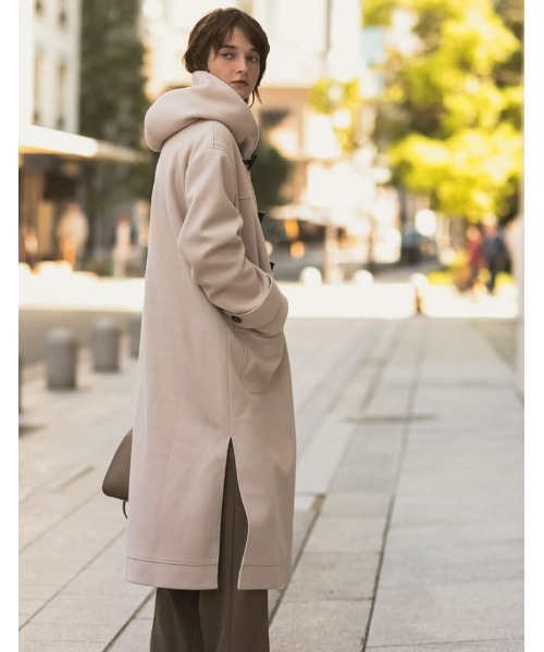 「Re:EDIT」 チェスターコート LARGE グレー レディース_画像2