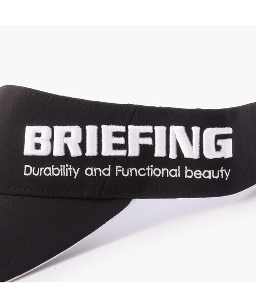 新品未使用　BRIEFING バイザー　黒　タグあり BRIEFING（ブリーフィング） サンバイザー 「BRIEFING GOLF