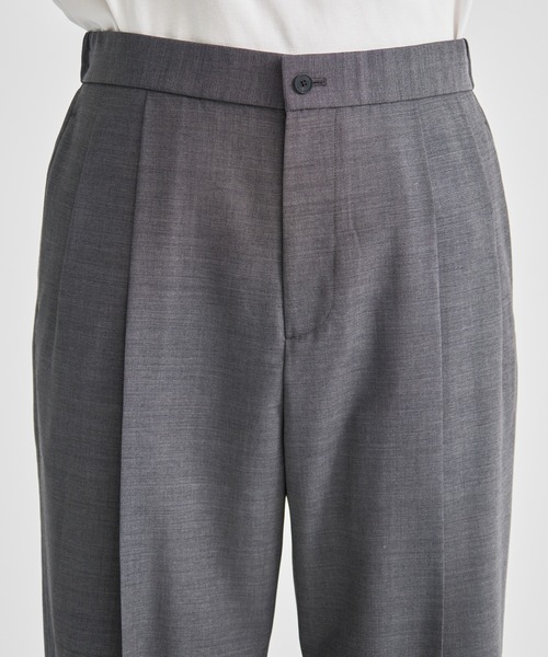 ATON スラックス ATON スラックス 「ATON / エイトン」TWIST WOOL TROPICAL TWO