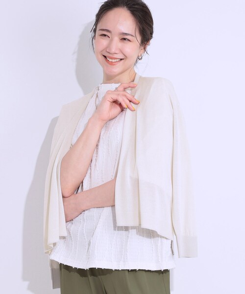 ★超美品★MUSE de Deuxieme classeコットンカーディガン36 ☆超美品☆MUSE de Deuxieme classeコットンカーディガン36