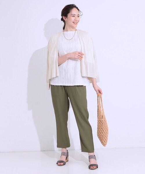 DRESKIP（ドレスキップ） カーディガン 「洗える」ひんやりさらっと