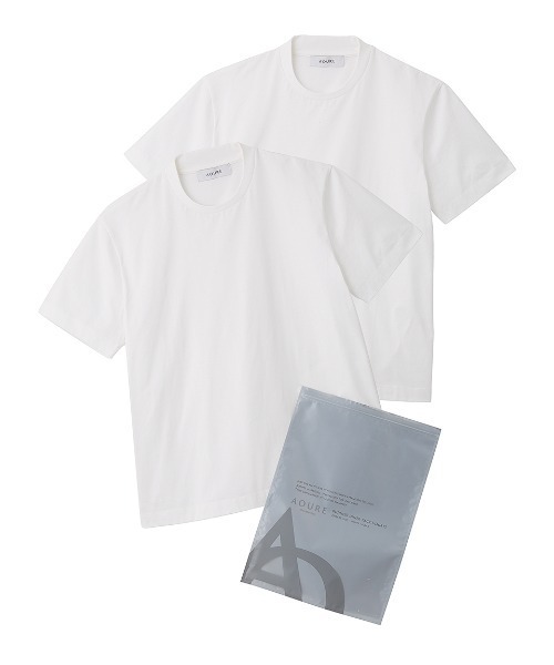 AOURE tシャツ 「A PACK」 BUSINESS PACK T-SHIRT (2枚組