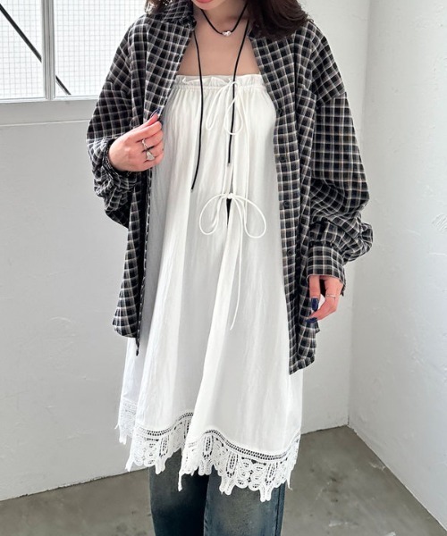 SLOBE IENA バテンレース2WAY スカート archives（アルシーヴ） スカート バテンレース2WAYスカート