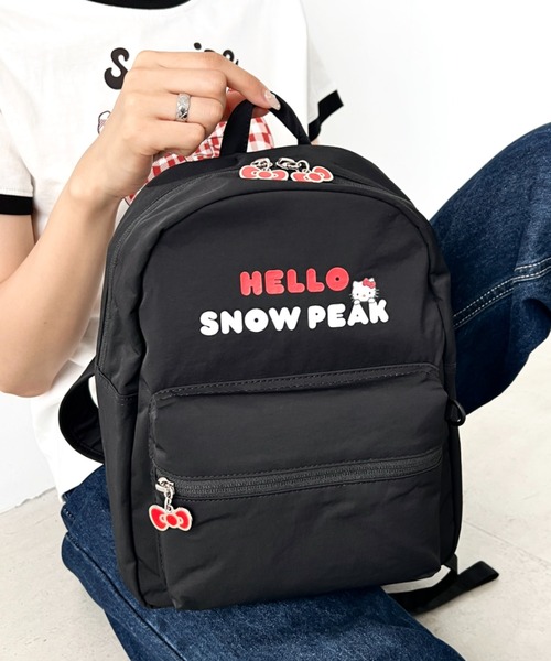 スノーピーク　バックパック　ブラック　美品 snow peak 最大46%☆8/3限定 スノーピーク ショルダーバッグ