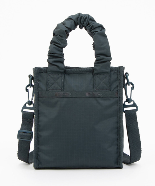 美品　LeSportsac ダークグリーン ボディバッグ レスポートサック ショルダーバッグ 2434 E611 ダニエラクロス