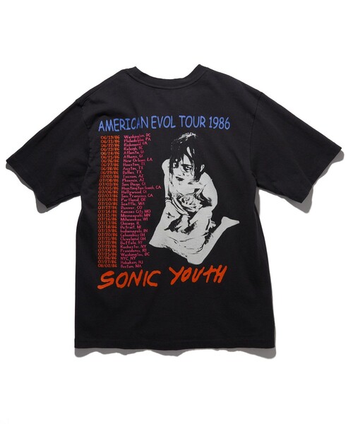 Sonic Youth Tシャツ Mサイズ ブラック　EVOL ヴィンテージ FREAK'S STORE tシャツ SONIC YOUTH EVOL TEE メンズ : ZOZOTOWN