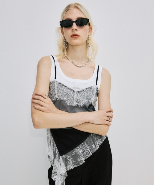 JOSE MOON（ジョゼムーン） キャミソール LACE TRIM CAMI/レーストリム
