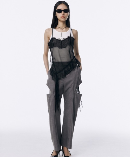 メゾンスペシャル Sparkling Layered Camisole Sparkling Layered Camisole/キラキラレイヤードキャミソール