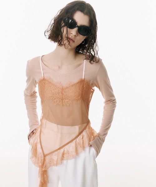 JOSE MOON LACE TRIM CAMI/レーストリムキャミ LACE TRIM CAMI/レーストリムキャミ（キャミソール）｜JOSE MOON