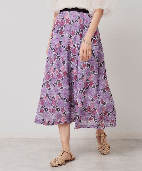 スーナウーナ（SunaUna）/【&yours project／S〜L】レース柄フレアスカート SunaUna（スーナウーナ） スカート 「＆yours project／S〜L」レース柄