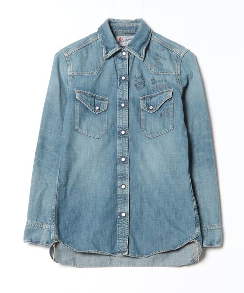 HYSTERIC GLAMOUR 「HYSTERIC GLAMOUR」 デニムジャケット FREE