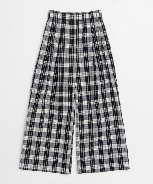 MAISON SPECIAL（メゾンスペシャル） パンツ Multi Plaid Easy Pants
