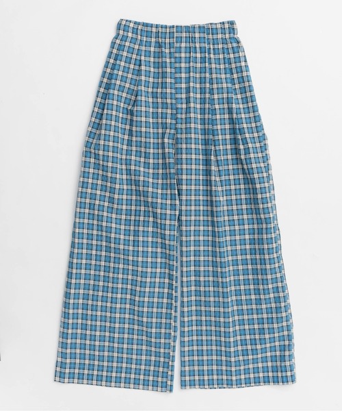 MAISON SPECIAL パンツ Multi Plaid Easy Pants/マルチチェック