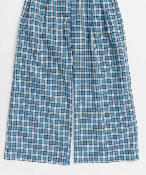 MAISON SPECIAL パンツ Multi Plaid Easy Pants/マルチチェック