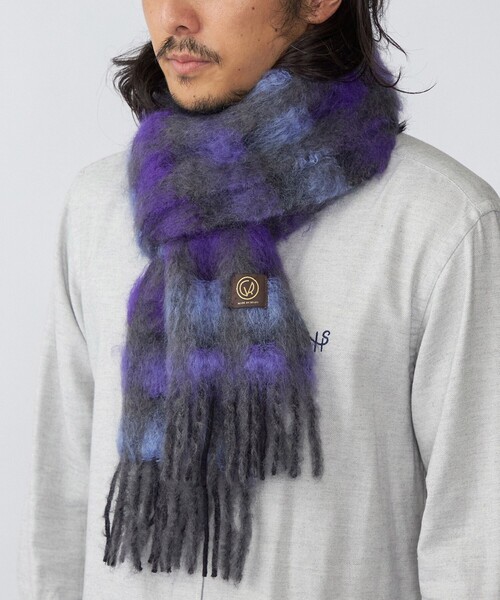 MANTAS EZCARAY（マンタスエスカライ） マフラー ONE SIZE ブルー