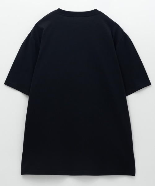 黒のグラフィックプリント半袖Tシャツ セール】グラフィックプリントT / 半袖 クルーネック フォトプリント