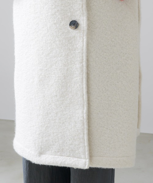 「NEUNA」 チェスターコート FREE アイボリー レディース_画像9