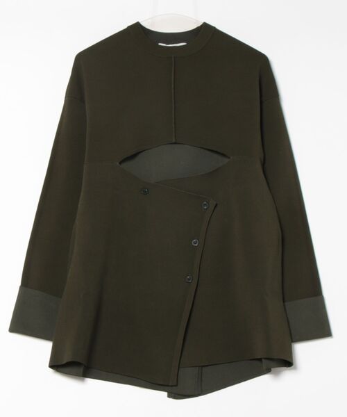 UN3D. 「UN3D.」 長袖ニット 38 カーキ レディース : ZOZOTOWN Yahoo