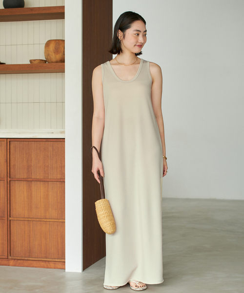plage ワンピース 「一部カラーWEB限定追加」リブタンク