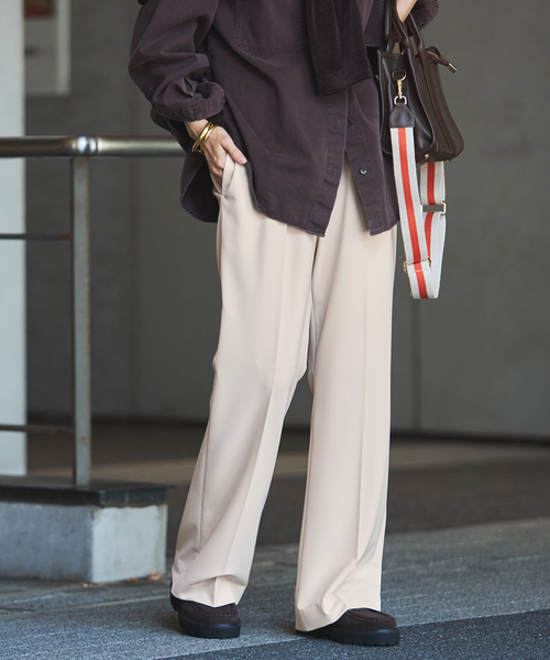 FRAMeWORK（フレームワーク） スラックス パンツ 「追加・洗濯機洗い