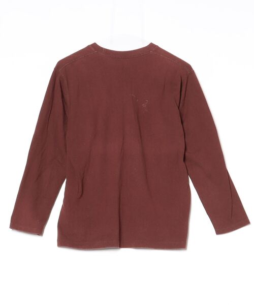 Danton 「DANTON」 長袖Tシャツ 36 ブラウン メンズ : ZOZOTOWN