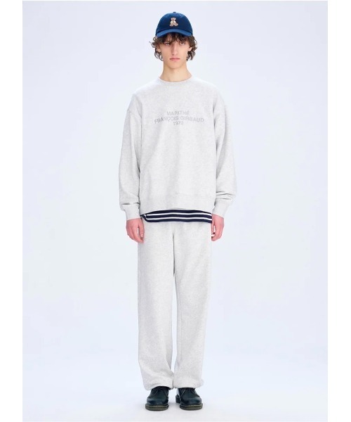 スウェット・トレーナー Marithe+Francois Girbaud APPLIQUE LOGO OVER FIT SWEATSHIRT Marithe+Francois Girbaud APPLIQUE LOGO OVER FIT SWEATSHIRT