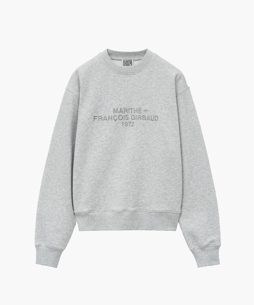 【MARITHE】★送料・関税込★レタリング ロゴ スウェットシャツ MARITHE + FRANCOIS GIRBAUD トレーナー スウェット LETTERING