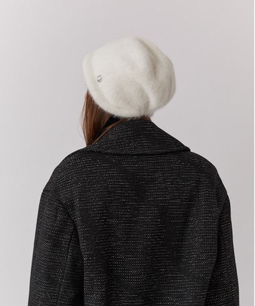 Chapeau d' O（シャポードオー） 帽子 ハット Lame Angora Hood