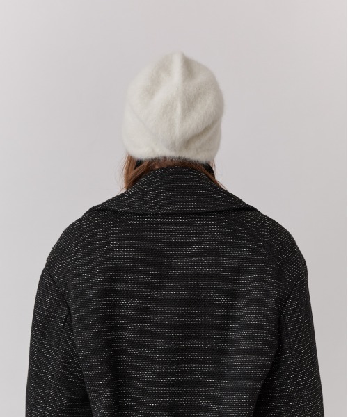 Chapeau d' O（シャポードオー） 帽子 ハット Lame Angora Hood