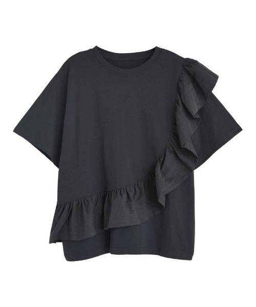 Re:EDIT（リエディ） tシャツ 半袖 「接触冷感」「UVカット」異素材