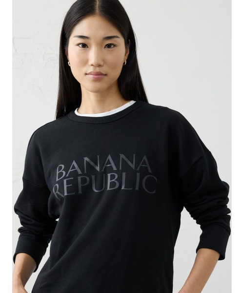 BANANA REPUBLIC バナナリパブリックパフスリーブ スウェットシャツ セール】パフスリーブ スウェットシャツ（スウェット）｜BANANA