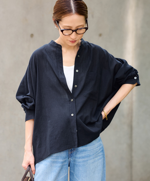 FRAMeWORK レディースシャツ FRAMeWORK ブラウス シャツ エアリードルマンシャツ レディース