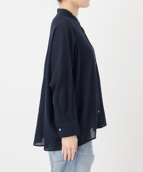 FRAMeWORK レディースシャツ FRAMeWORK tシャツ Healthknit/ヘルスニット ヘンリーロング