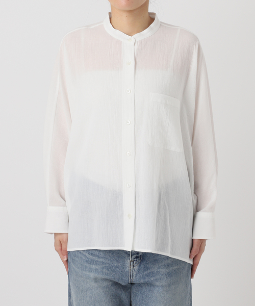 FRAMeWORK レディースシャツ FRAMeWORK tシャツ Healthknit/ヘルスニット ヘンリーロング