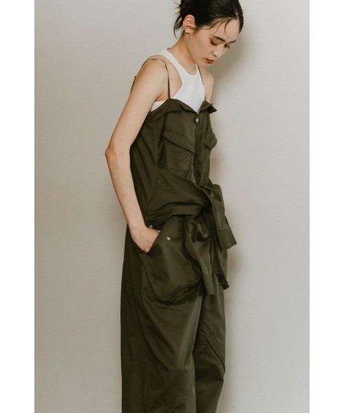 サロペット・オーバーオール・オールインワン knuth marf summer jumpsuit / beige サロペット・オーバーオール・オールインワン knuth marf summer