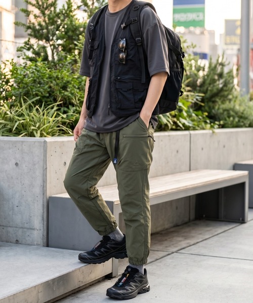 PGG オリーブグリーン メンズパンツ GERRY（ジェリー） パンツ 「GERRY/ジェリー」撥水＆ストレッチ
