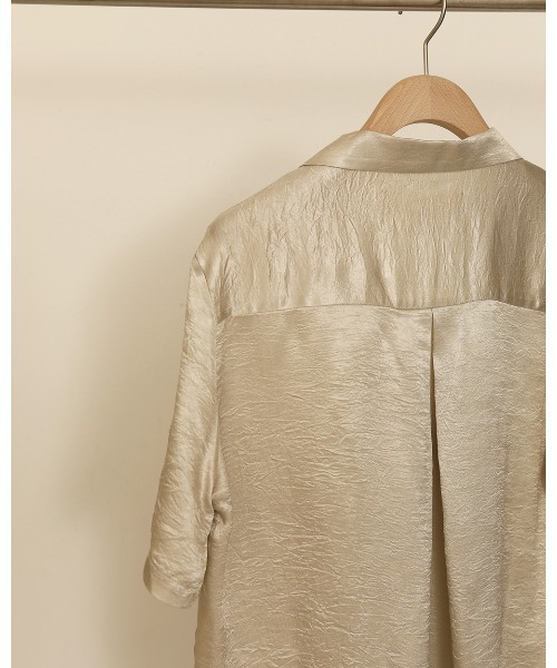 TODAYFUL◇半袖シャツ/FREE/ポリエステル/BRW/12310514 半袖シャツ