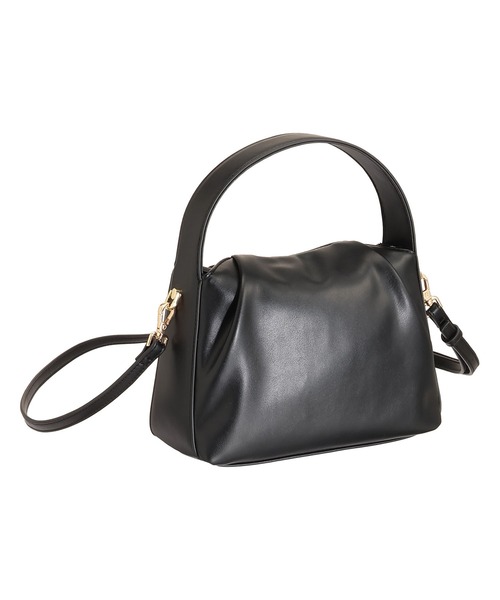 極美品✨マリークワント✨2way✨ボストンバッグ✨ショルダーベルト付き✨ボラム黒 MARY QUANT ボストンバッグ マリークワント mary quant ピン