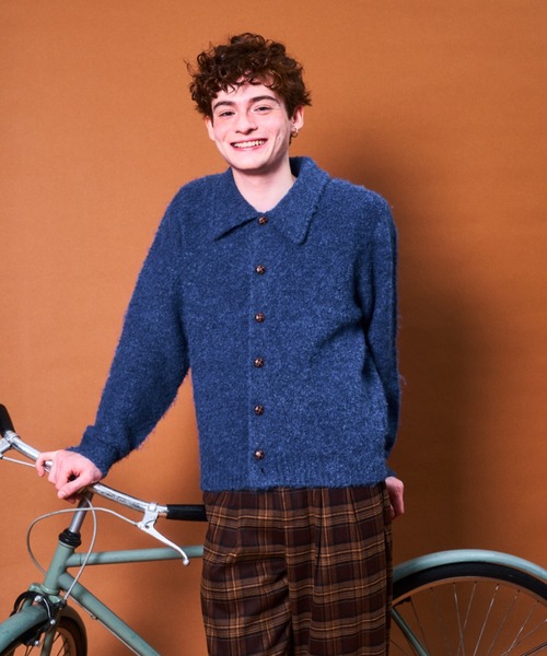 Zooodle カーディガン Knit Polo Cardigan - ニットポロカーディガン