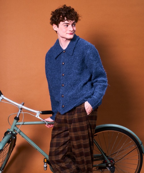 Zooodle カーディガン Knit Polo Cardigan - ニットポロカーディガン