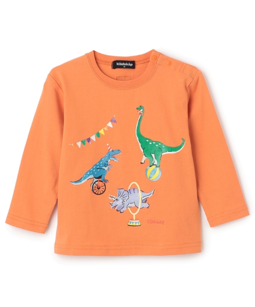 kladskap（クレードスコープ） tシャツ サーカスザウルス/恐竜長袖T