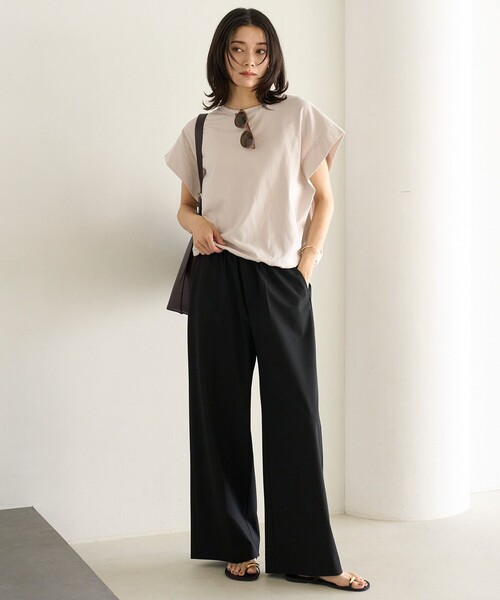 「UNFILO」 ノースリーブトップス SMALL ベージュ レディース_画像6