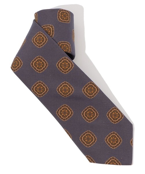 Seaward＆stearn ネクタイ Seaward ＆ Stearn シルクプリントネクタイ 
