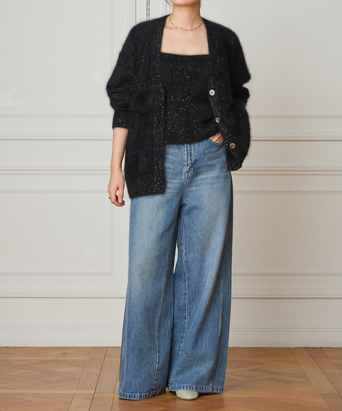 IENA LA BOUCLE ファーニットキャミソール IENA LA BOUCLE ファーニットキャミソール（ニット/セーター）｜IENA