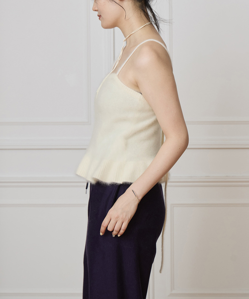 IENA LA BOUCLE（イエナラブークル） キャミソール ファーニット