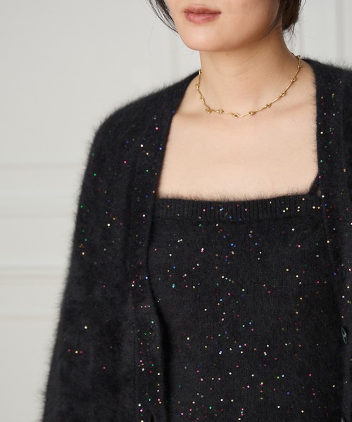 IENA LA BOUCLE（イエナラブークル） キャミソール ファーニット